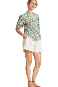 Trovata Birds of Paradis Eliza Blouse in Calma Bloom
