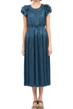 Ulla Johnson Kalesta Dress in Neptune