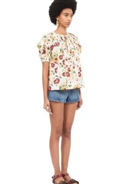 Ulla Johnson Loli Top in White Iris