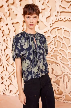 Ulla Johnson Marcelena Top in Minuit