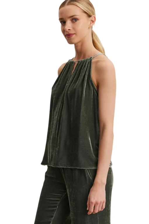 Velvet Aleaha Sleeveless Top in Marsh