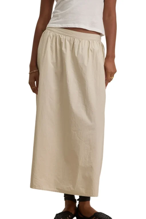 Velvet Bella Skirt in Sesame