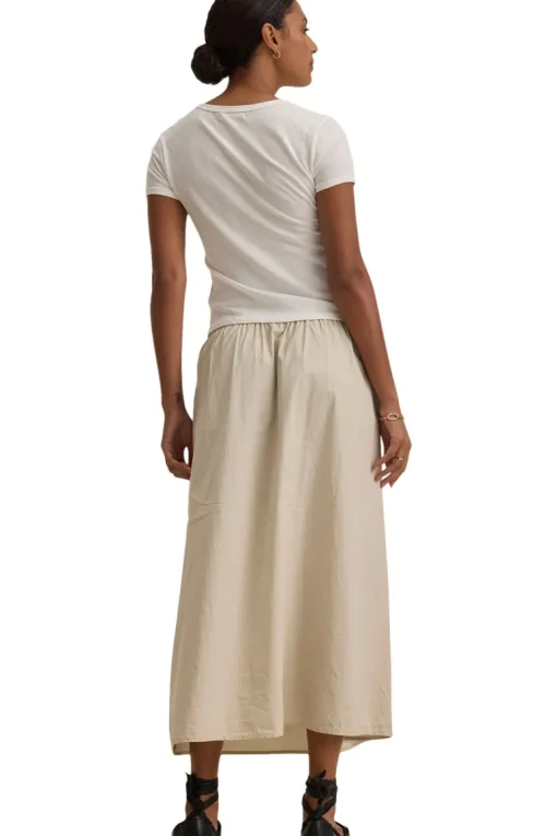 Velvet Bella Skirt in Sesame