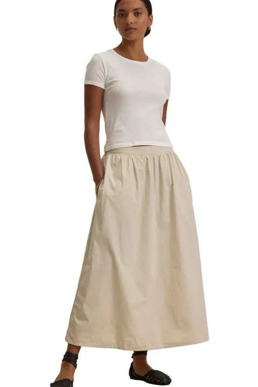 Velvet Bella Skirt in Sesame