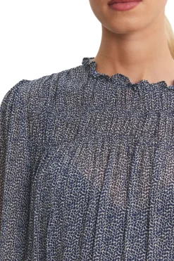 Velvet Blen Top in Navy