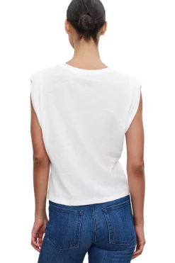 Velvet Cecile Cotton Slub Muscle Tee