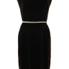 Velvet Harper Silk Velvet Dress in Burlwood