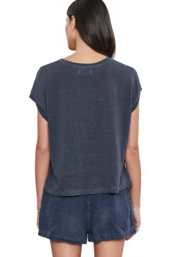 Velvet Hudson Linen Knit Top