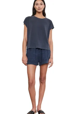 Velvet Hudson Linen Knit Top