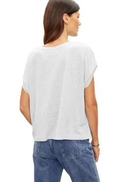 Velvet Hudson Linen Knit Top