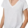 Velvet Jilian Original Slub V-neck Tee
