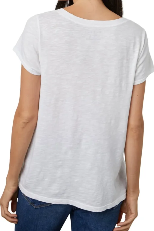 Velvet Jilian Original Slub V-neck Tee