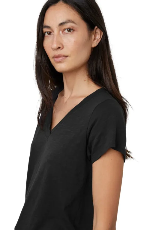 Velvet Jilian Original Slub V-neck Tee