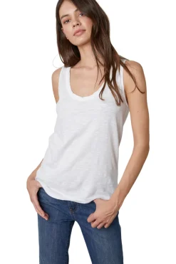 Velvet Joy Tank Top in Black