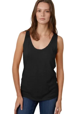 Velvet Joy Tank Top in Black