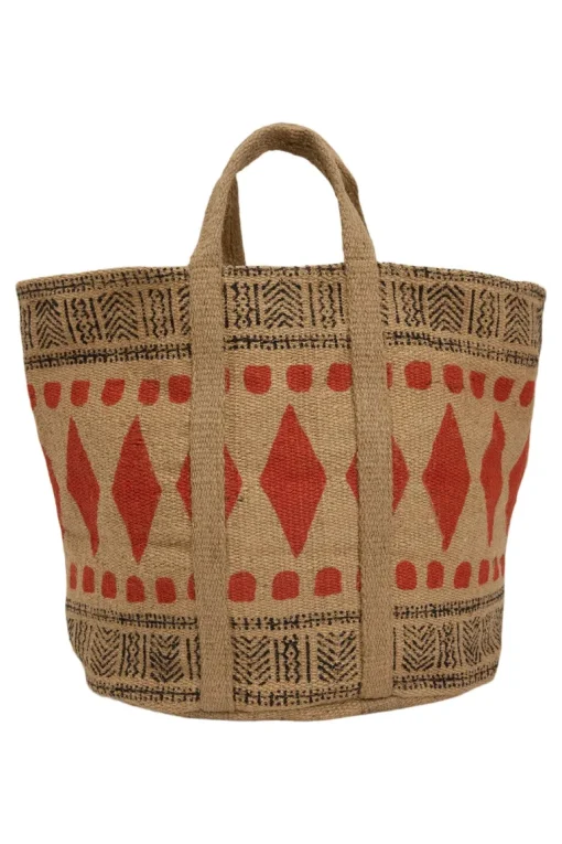 Velvet Kadi Oversized Basket Bag in Multi