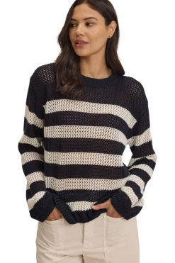Velvet Kanan Sweater in Navy-Milk