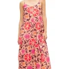 Velvet Kate Printed Silk Dress in Cameo
