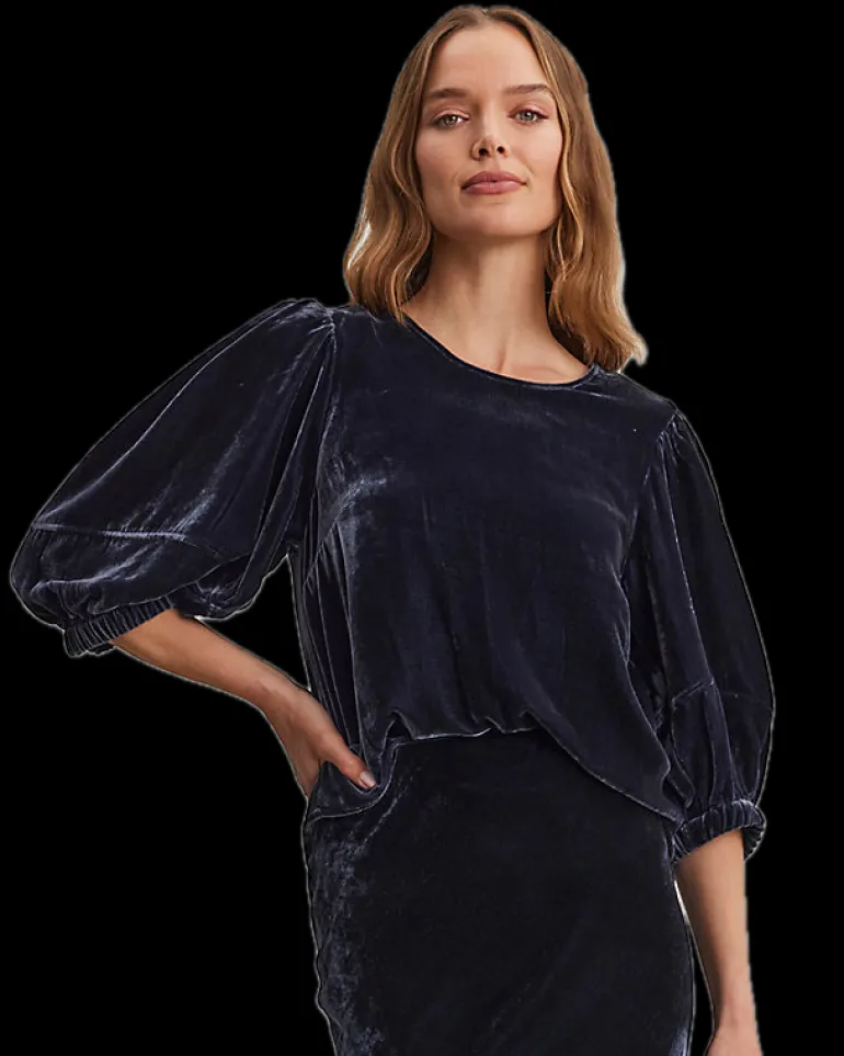 Velvet Nancy Silk Velvet Top