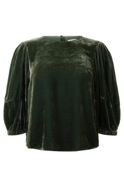 Velvet Nancy Silk Velvet Top