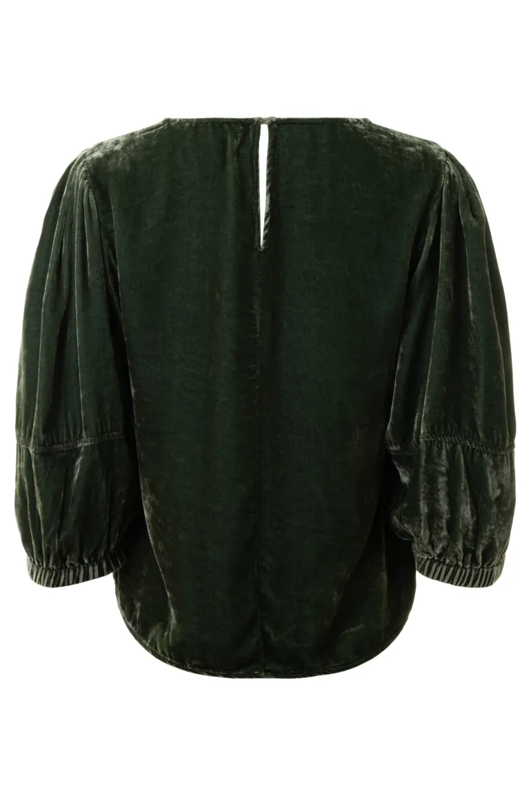 Velvet Nancy Silk Velvet Top