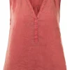 Velvet Tacy Linen Sleeveless Top
