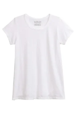 Velvet Tilly Cotton Slub Short Sleeve Crewneck T-shirt