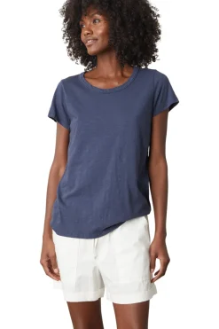 Velvet Tilly Cotton Slub Short Sleeve Crewneck T-shirt