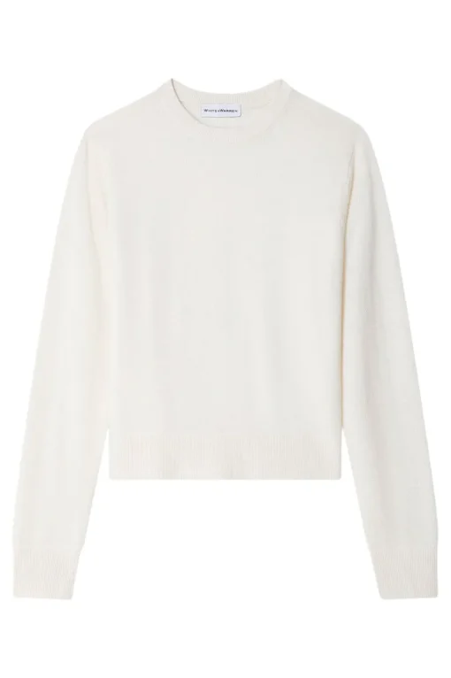 White & Warren Cashmere Crewneck Sweater