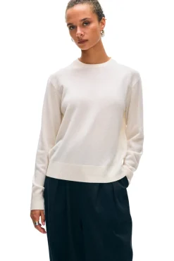 White & Warren Cashmere Crewneck Sweater
