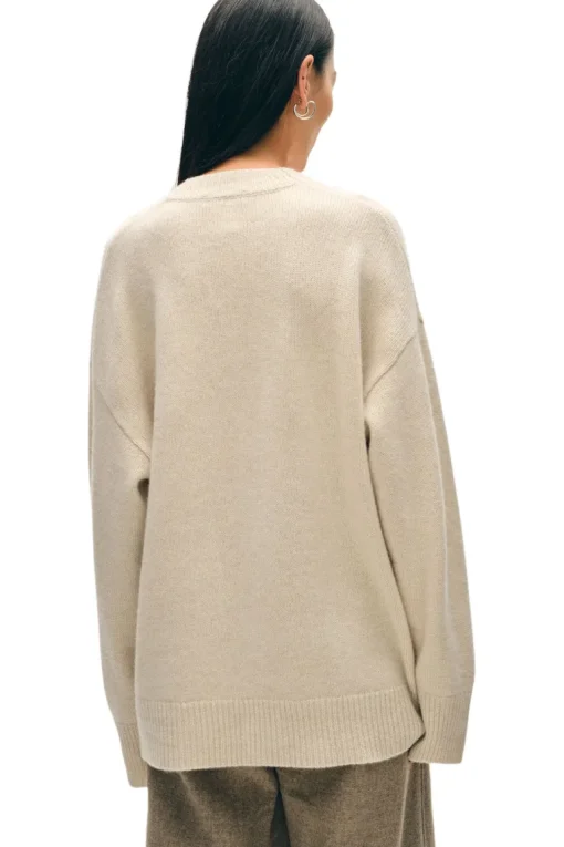 White & Warren Cashmere Luxe Pocket Cardigan in Natural Heather