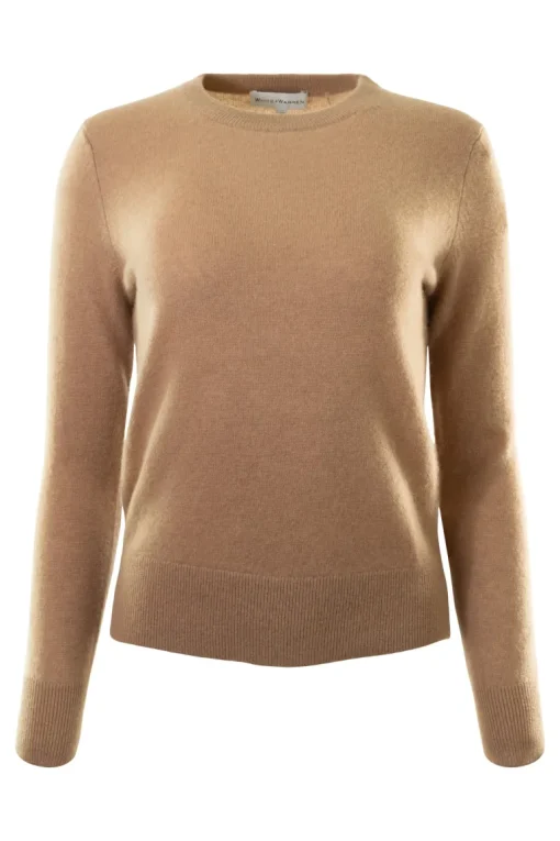White & Warren Classic Cashmere Crewneck Sweater