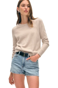 White & Warren Classic Cashmere Crewneck Sweater