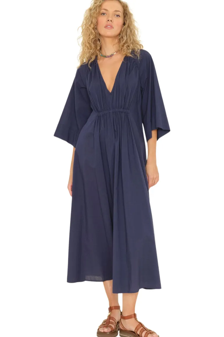 Xirena Angela Dress in Navy
