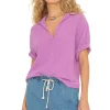 Xirena Cruz Top in Purple Orchid