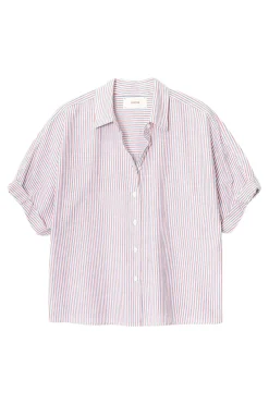 Xirena Teddy Shirt in Firework Stripe